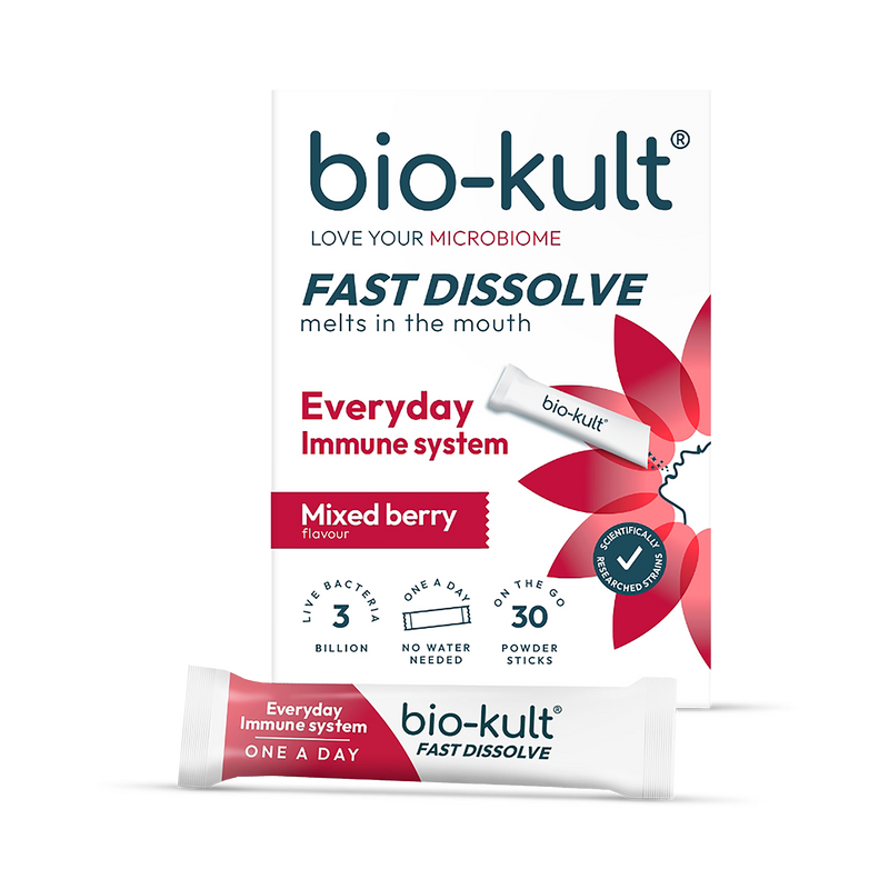 Bio-Kult probiotic powder sticks mixed berry 30 sachets - British product