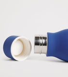 Harrods logo water bottle with navy design 450ml, UK version