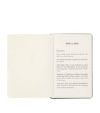 Moleskine business card holder with note pages, 11.5cm x 8cm x 1cm, imported from the UK