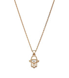 Chopard rose gold diamond Good Luck necklace 42cm, UK version