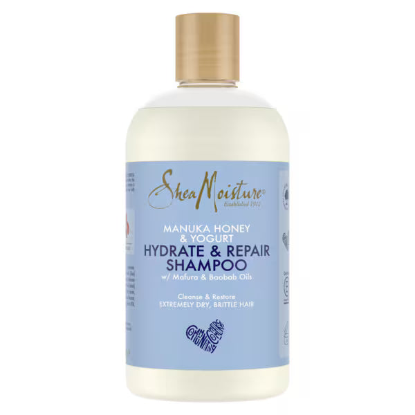 SheaMoisture Manuka Honey Hydrate and Repair Shampoo 384ml (British brand)