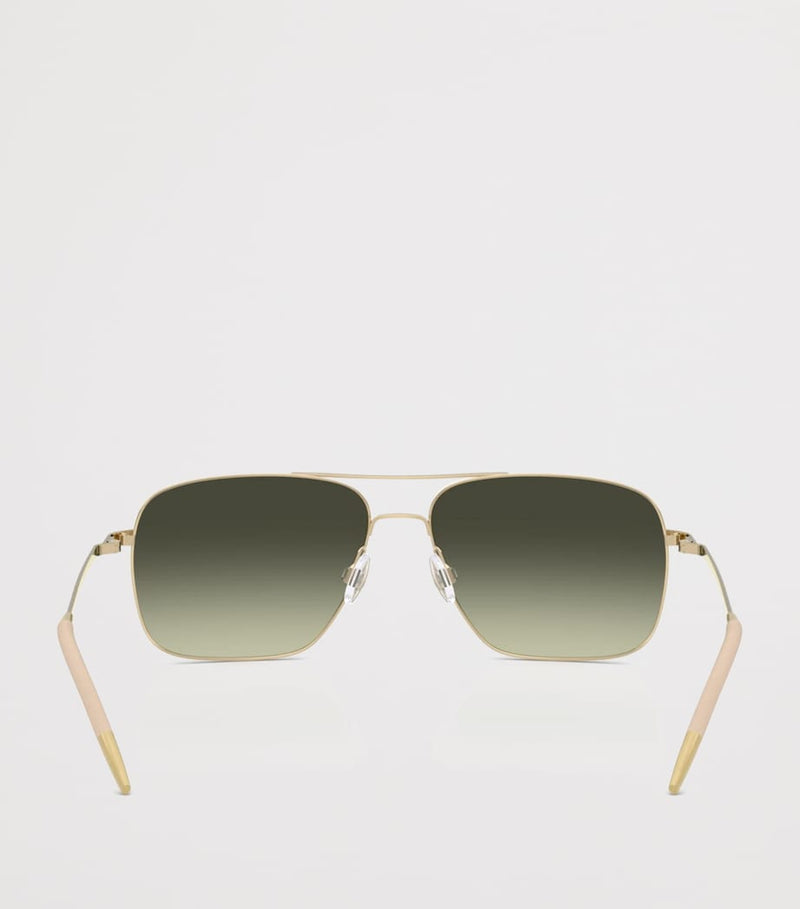 Oliver Peoples Clifton rectangle sunglasses, UK version