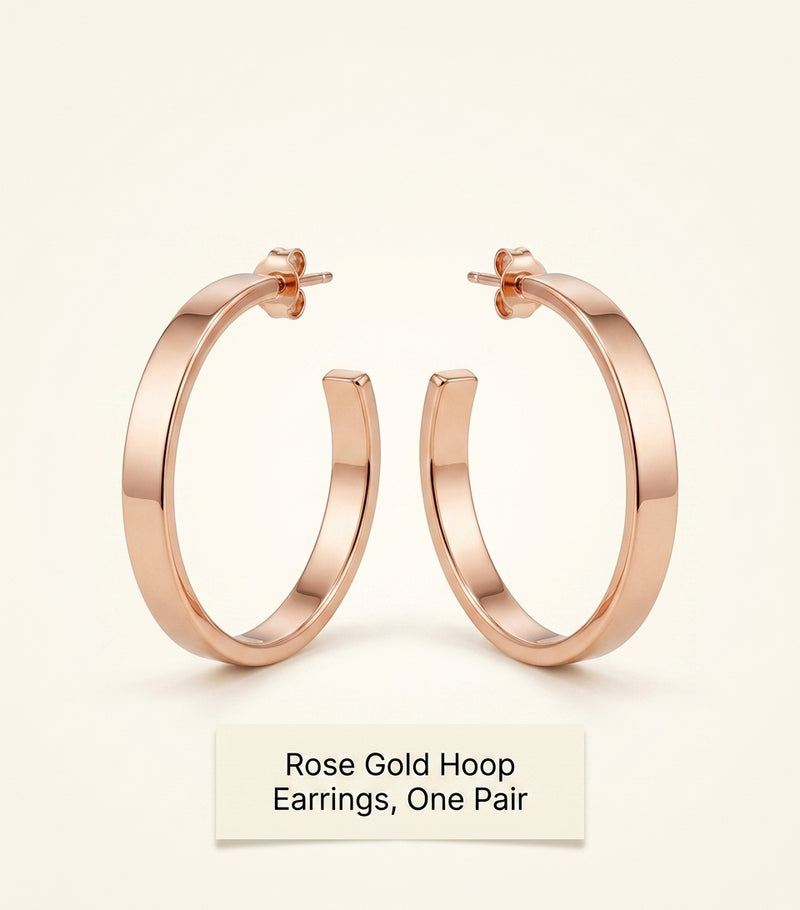 Cartier Love hoop earrings rose gold diamond - British product