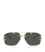 Harrods Versace Irregular Square Sunglasses- Buy online at McGrocer