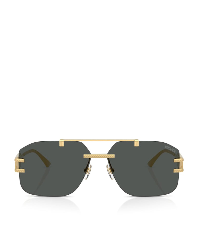 Versace irregular square sunglasses - British product
