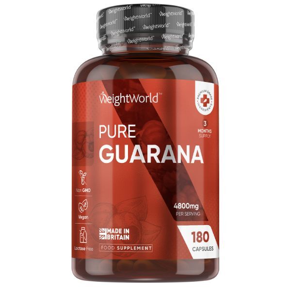 WeightWorld guarana capsules 180 tablets, imported from the UK