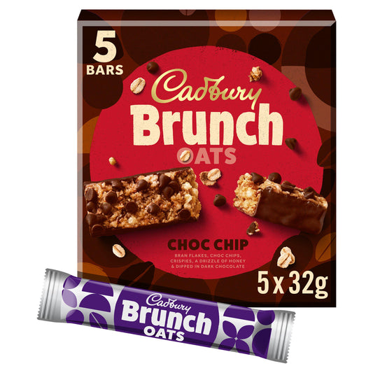 Cadbury Brunch Oats Bournville Chocolate Cereal Bar Pack x5 160g GOODS Sainsburys   