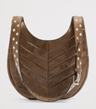 Valentino Garavani small leather Hoboho shoulder bag, imported from the UK