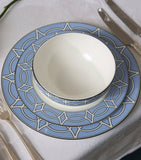O.W.London Loop dessert plates 21cm (British brand)