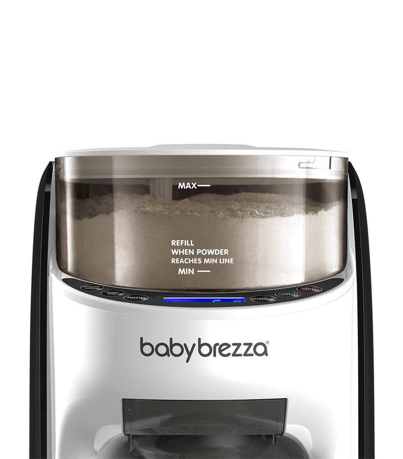 Baby Brezza Formula Pro Advanced dispenser, imported from the UK