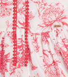 Patachou Red Blossom dress 3-12 years, imported from the UK