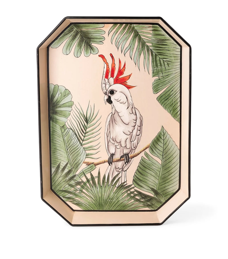 Les Ottomans Cockatoo tray 43cm x 30cm, UK version