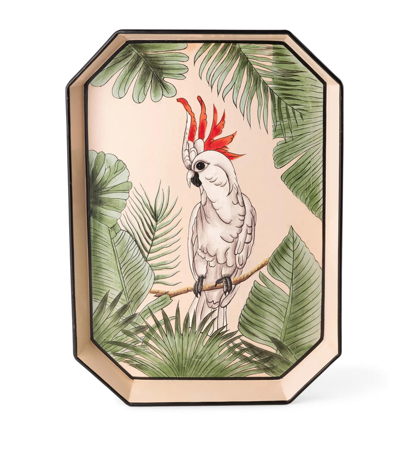 Les Ottomans Cockatoo tray 43cm x 30cm, UK version