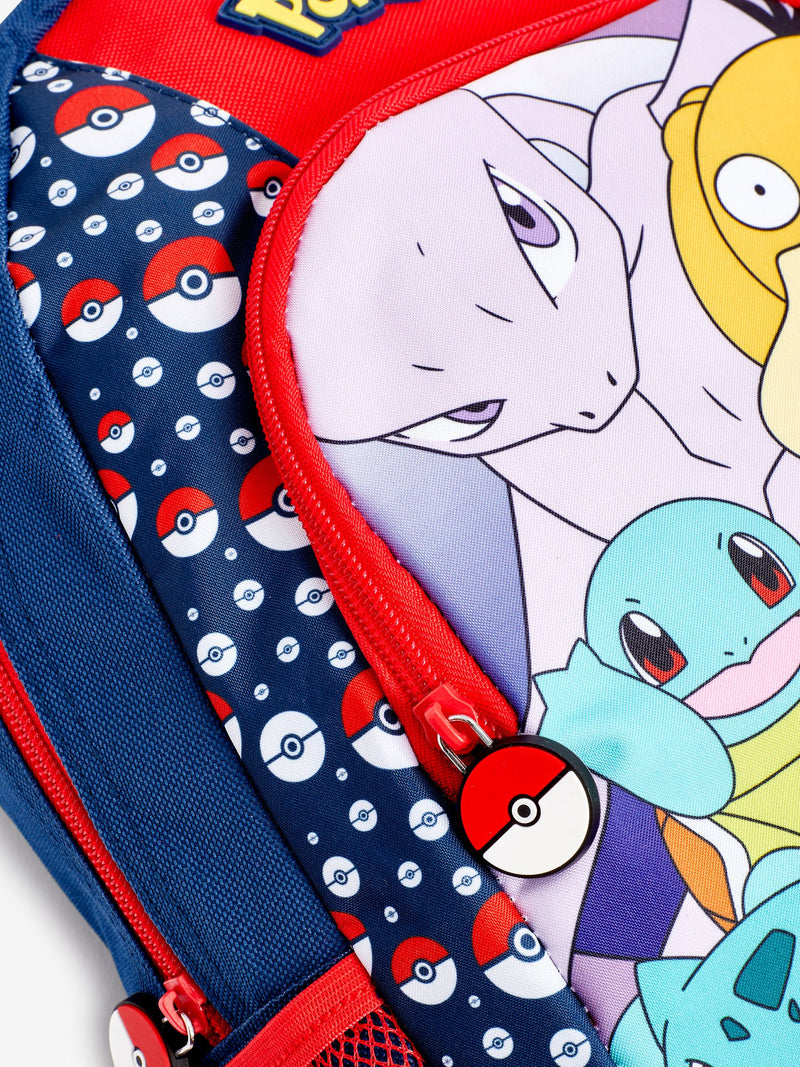 Pokemon blue backpack with Pikachu and friends, imported from the UK