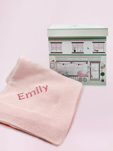 Next Babyblooms Personalised Luxury Knitted 100% Cotton Baby Blanket 75cm x 100cm- Buy online at McGrocer
