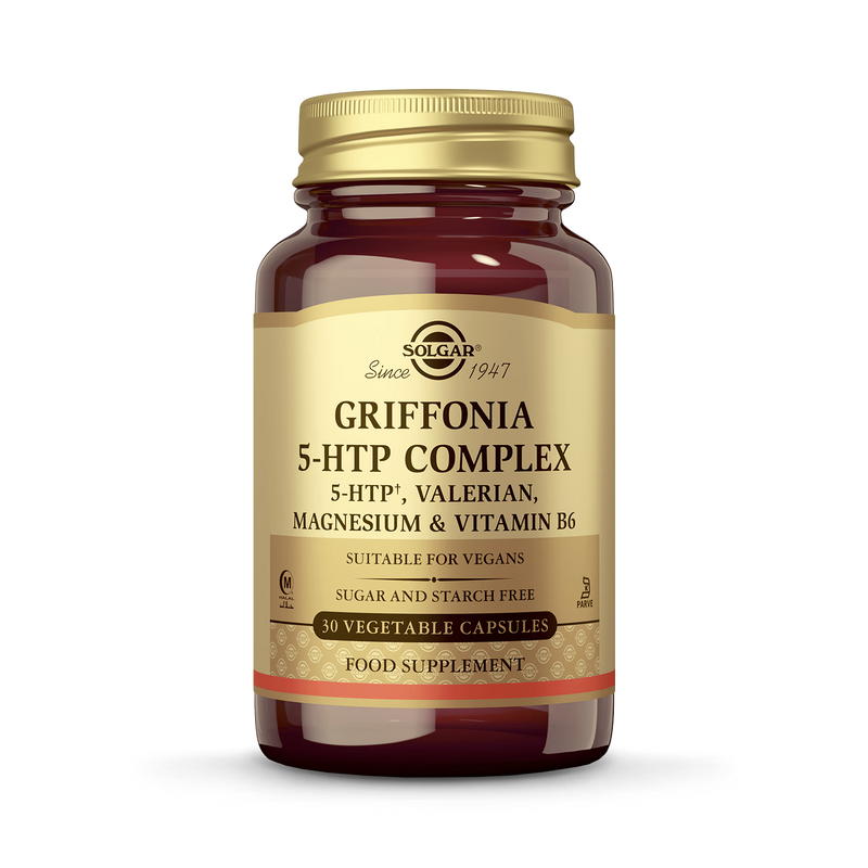 Solgar Griffonia 5-HTP Complex 30 vegetable capsules (British brand)