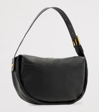 AllSaints Noemie crescent shoulder bag, imported from the UK