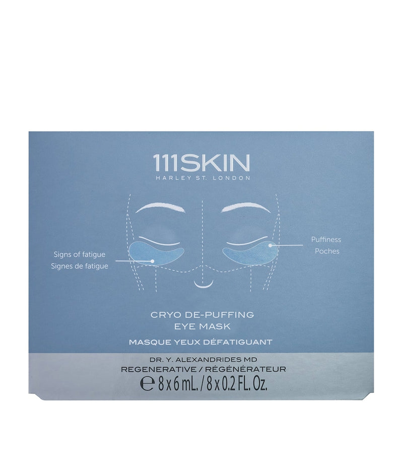 111Skin Cryo De-Puffing Eye Mask 8 x 6ml - British product