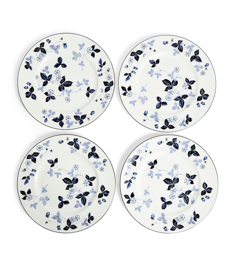 Wedgwood Wild Strawberry Inky Blue dinner set 15-piece - British product