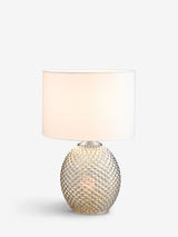 Next Chrome Glamour Dual Light Small Table Lamp- Buy online at McGrocer