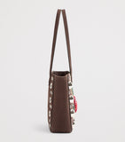 Valentino Garavani mini suede Nellcôte tote bag, imported from the UK