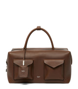 Harrods Max Mara Large Leather Boston Bowler Handbag- Buy online at McGrocer