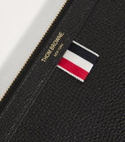 Thom Browne mini leather folio pouch, imported from the UK