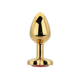 Loving Joy heart-shaped butt plug with red stone small (British brand)