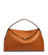 Harrods Toteme Leather T-Lock Top-Handle Bag- Buy online at McGrocer