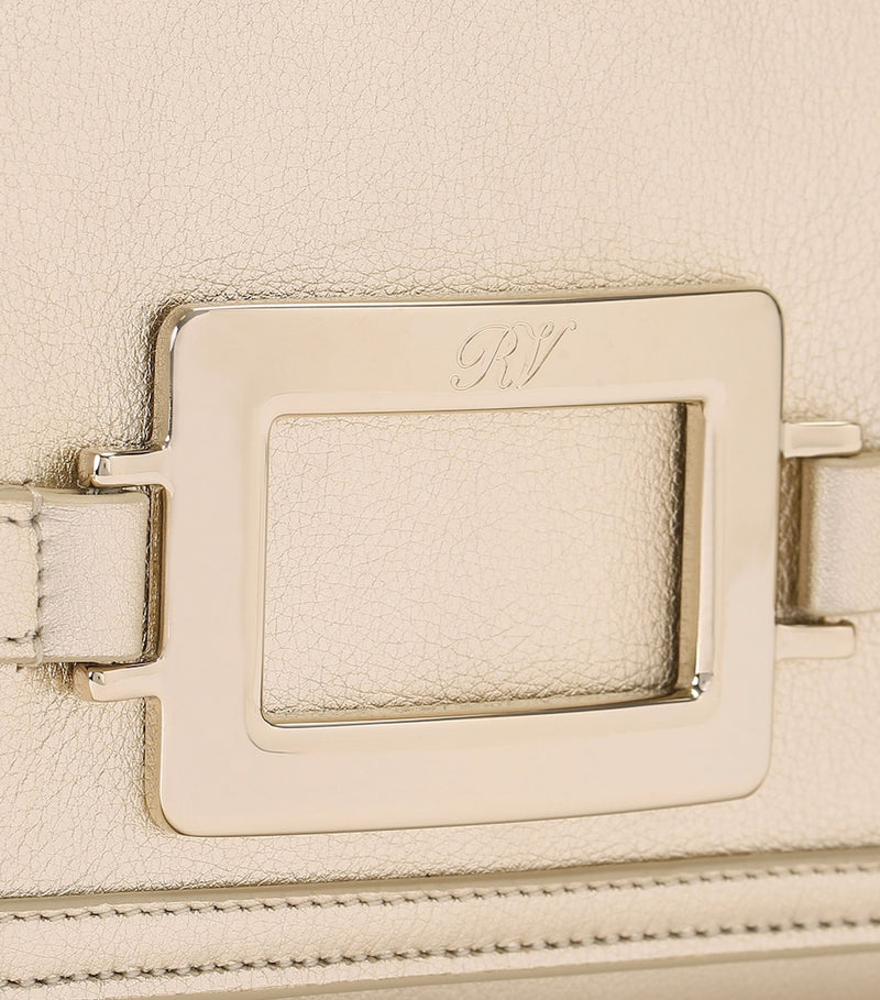 Roger Vivier leather Belle Vivier clutch bag, UK version