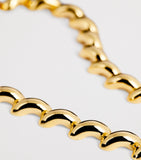 LIÉ STUDIO gold-plated Edith necklace 42cm, imported from the UK
