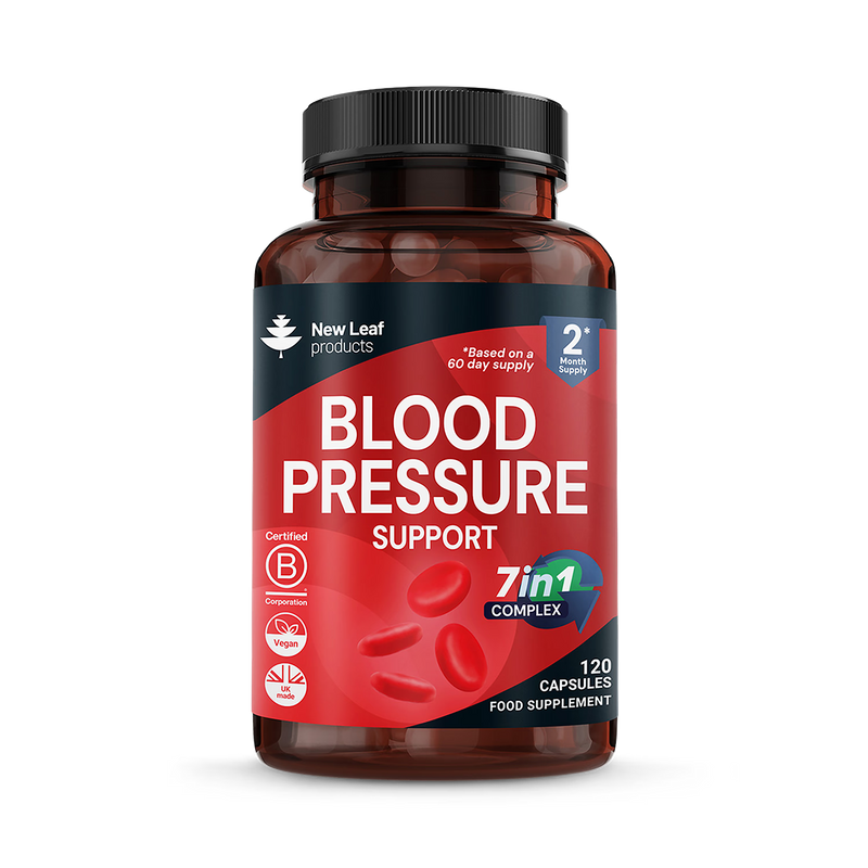 Blood Pressure Support Capsules 120 count (British brand)