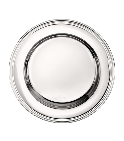 Harrods Christofle Silver-Plated Albi Round Serving Platter 40cm- Buy online at McGrocer