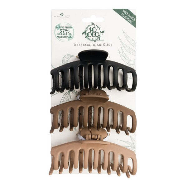 So Eco Essential Claw Clips 3 Pack (British brand)