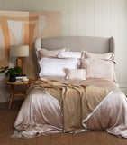 Gingerlily Silk Double Duvet Cover 200cm x 200cm, UK version
