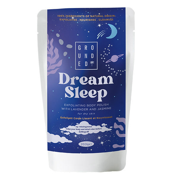 Grounded Dream Sleep Calming Body Scrub 200g jar