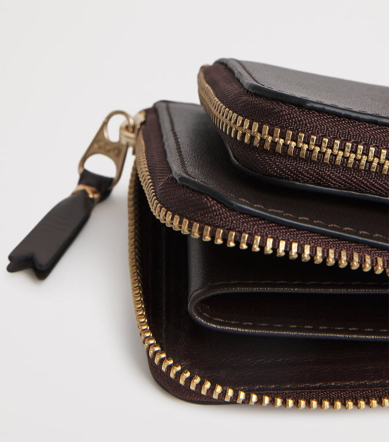 Comme des Garçons Wallet small leather outside pocket, UK version