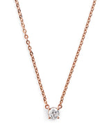 Harrods Harrods Rose Gold and Diamond Necklace (0.25ct)- Buy online at McGrocer