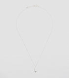 Persée alphabet necklace with floating diamond (British brand)