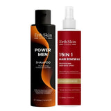 Erth Skin London men's shampoo and hair spray set 2x300ml (British brand)