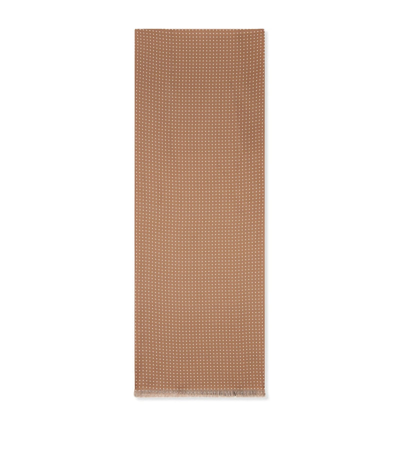 TOM FORD polka-dot scarf 23x131cm (British brand)