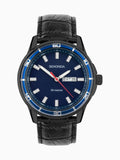 Sekonda Black Midnight analogue watch 44mm (British brand)