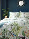 Soiree Green Peacock Jungle duvet cover set (British brand)