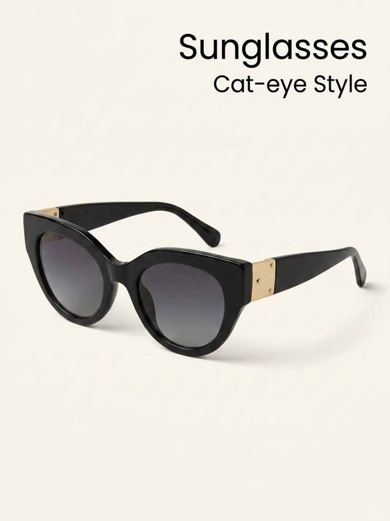 Gucci cat's eye sunglasses black grey gradient - British product