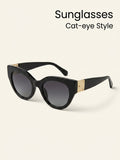 Gucci cat's eye sunglasses black grey gradient - British product