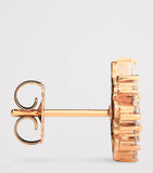 Suzanne Kalan La Fantasie rose gold diamond stud earrings (British brand)