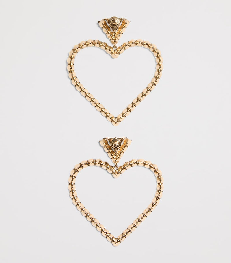 Valentino Garavani Crystal Coeur Royal earrings - British product