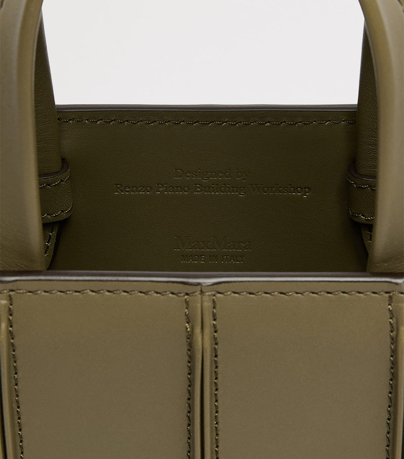 Max Mara Micro Whitney top-handle bag in calfskin (British brand)