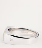 Tom Wood Peaky ring sterling silver yellow gold, UK version