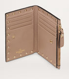 Valentino Garavani Leather Rockstud card holder (British brand)